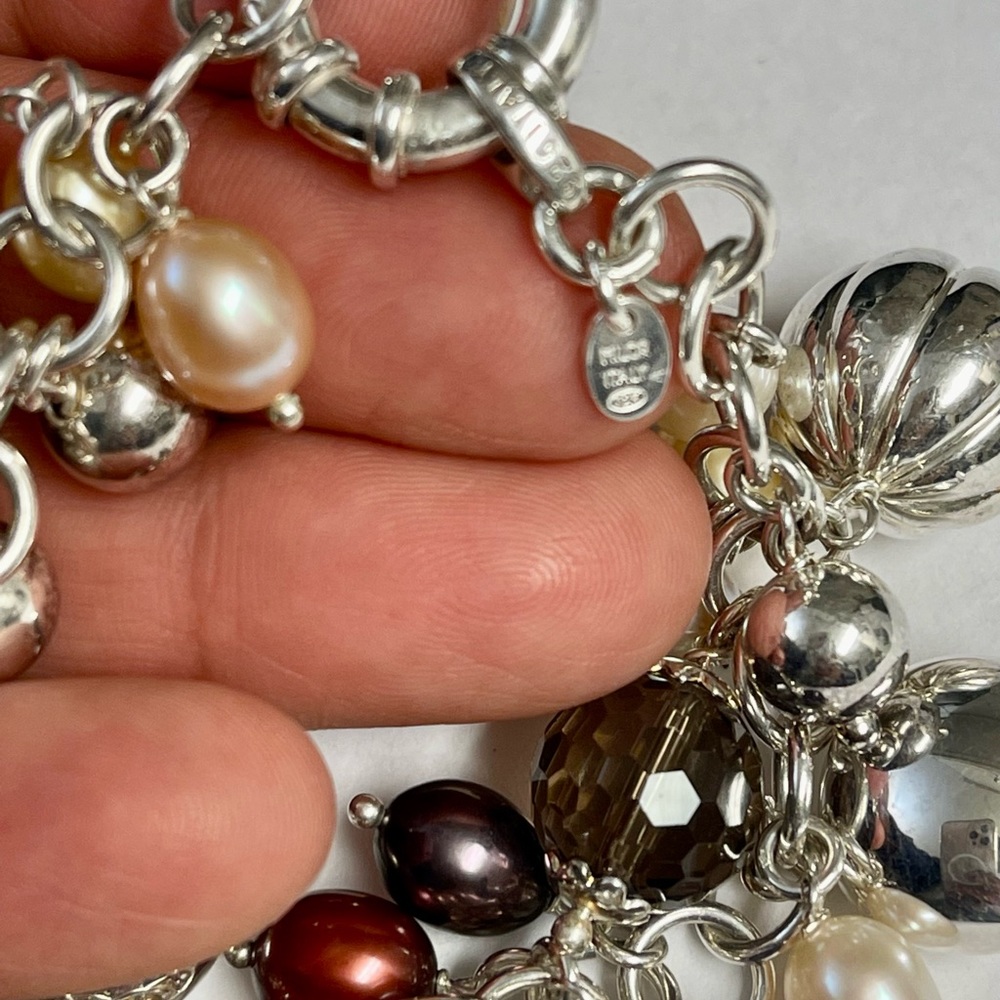 Milor Sterling Silver Cha-Cha Bracelet - Picture 5 of 9